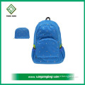 Customized logo prinitng 420D polyester waterproof canvas school backpack bag